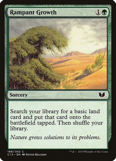 Rampant Growth Commander 2015 Magic card