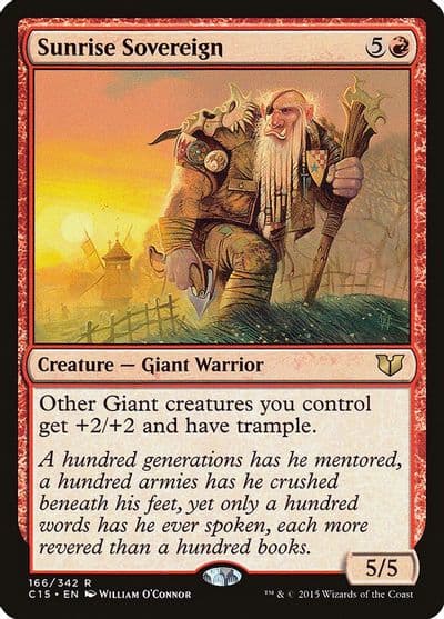 Sunrise Sovereign Commander 2015 Magic card