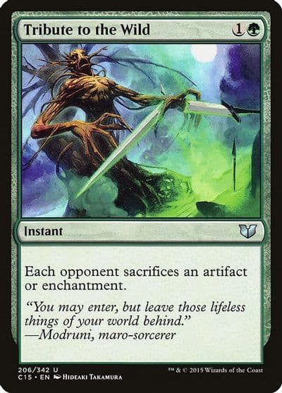 Tribute to the Wild Commander 2015 Magic card