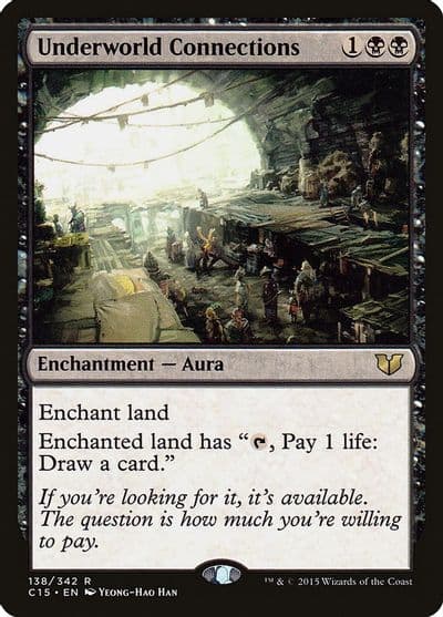 Underworld Connections Commander 2015 Magic card