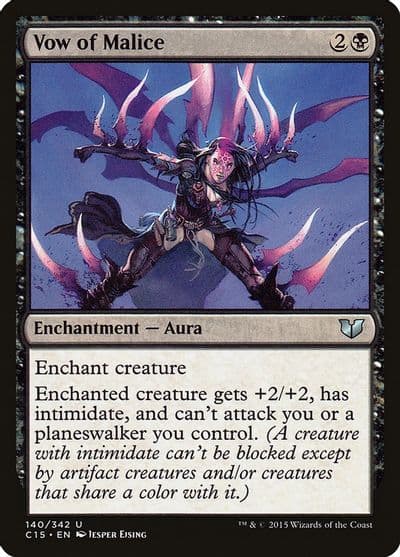Vow of Malice Commander 2015 Magic card