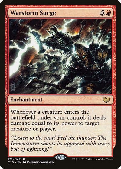 Warstorm Surge Commander 2015 Magic card