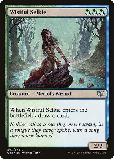 Wistful Selkie Commander 2015 Magic card