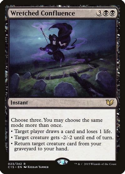 Wretched Confluence Commander 2015 Magic card