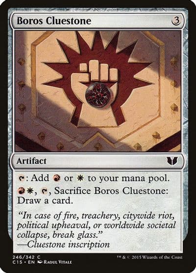 Boros Cluestone Commander 2015 Magic card