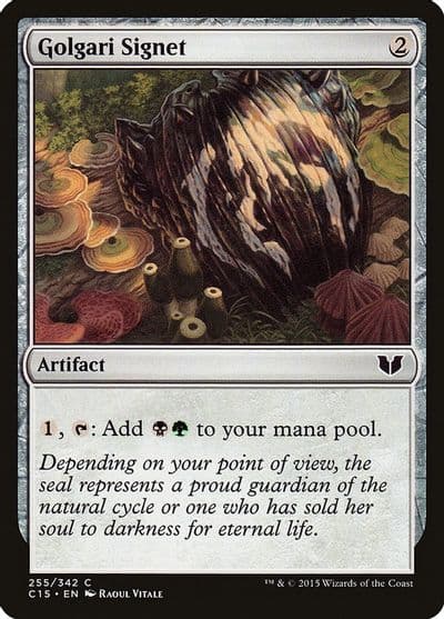 Golgari Signet Commander 2015 Magic card