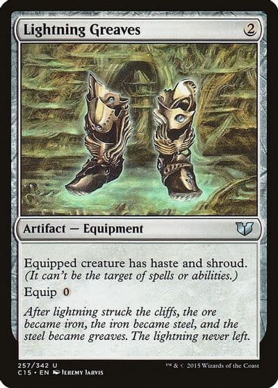 Lightning Greaves Commander 2015 Magic card