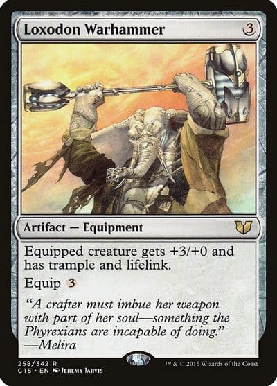 Loxodon Warhammer Commander 2015 Magic card
