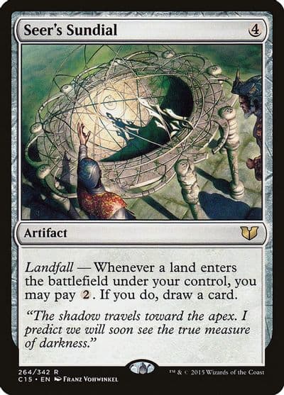 Seers Sundial Commander 2015 Magic card
