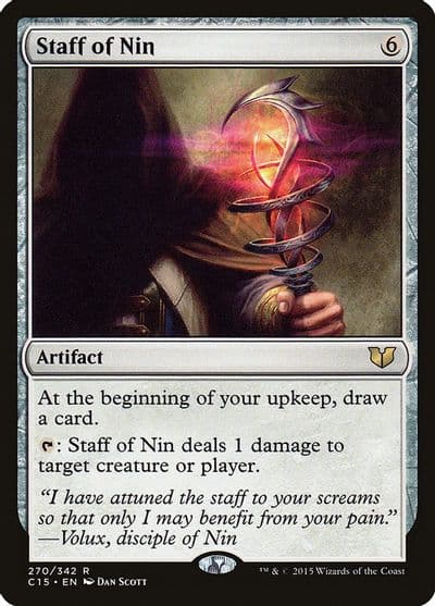 Staff of Nin Commander 2015 Magic card