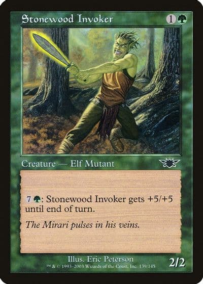 Stonewood Invoker Legions Magic card