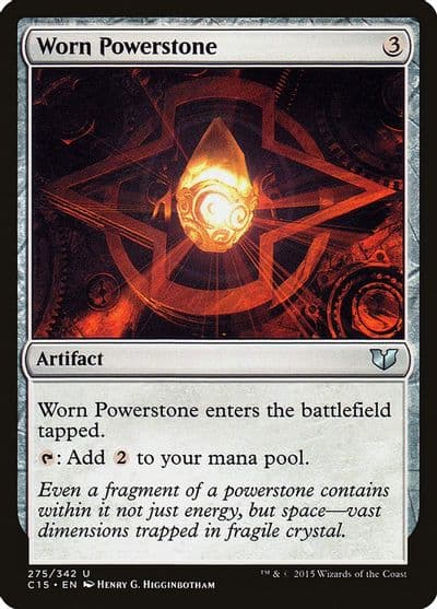 Worn Powerstone Commander 2015 Magic card
