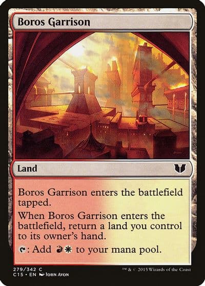 Boros Garrison Commander 2015 Magic card