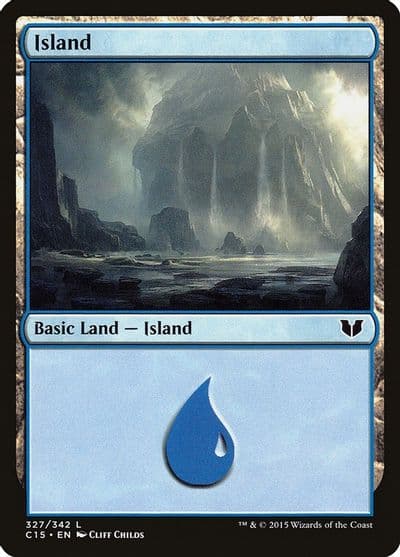 Island 327 Commander 2015 Magic card