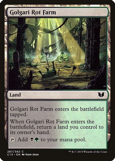 Golgari Rot Farm Commander 2015 Magic card