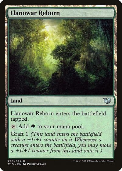 Llanowar Reborn Commander 2015 Magic card
