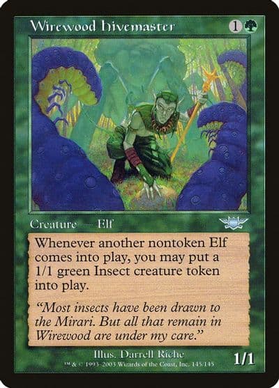 Wirewood Hivemaster Legions Magic card