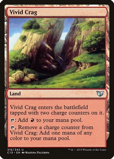 Vivid Crag Commander 2015 Magic card