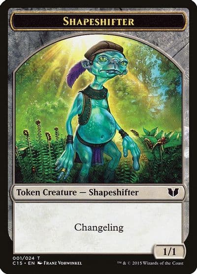 Shapeshifter Shapeshifter Double Sided Token Commander 2015 Magic card