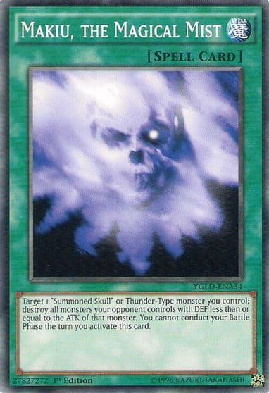 Makiu the Magical Mist King of Games: Yugi's Legendary Decks Yu-Gi-Oh! card