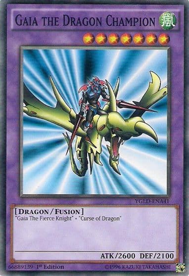 Gaia the Dragon Champion King of Games: Yugi's Legendary Decks Yu-Gi-Oh! card