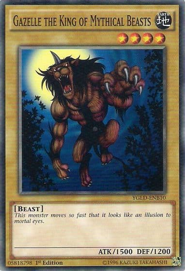 Gazelle the King of Mythical Beasts King of Games: Yugi's Legendary Decks Yu-Gi-Oh! card