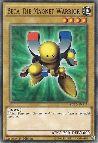 Beta The Magnet Warrior King of Games: Yugi's Legendary Decks Yu-Gi-Oh! card