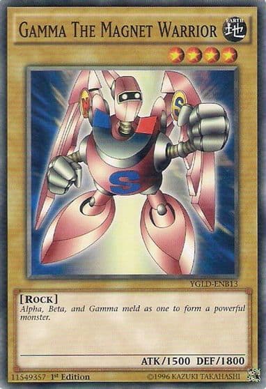 Gamma The Magnet Warrior King of Games: Yugi's Legendary Decks Yu-Gi-Oh! card