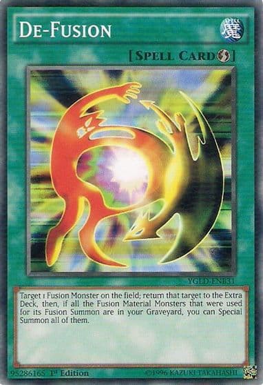 De Fusion King of Games: Yugi's Legendary Decks Yu-Gi-Oh! card