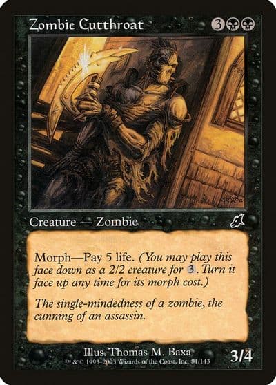 Zombie Cutthroat Scourge Magic card