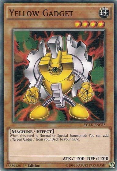 Yellow Gadget King of Games: Yugi's Legendary Decks Yu-Gi-Oh! card