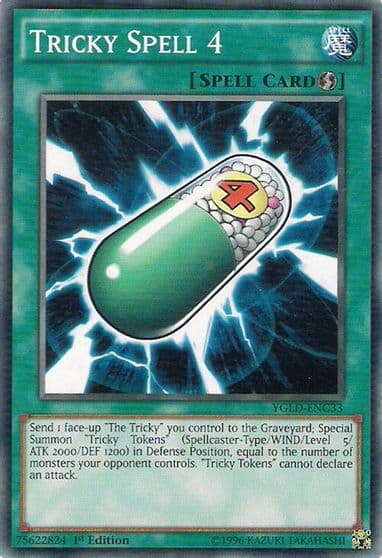 Tricky Spell 4 King of Games: Yugi's Legendary Decks Yu-Gi-Oh! card