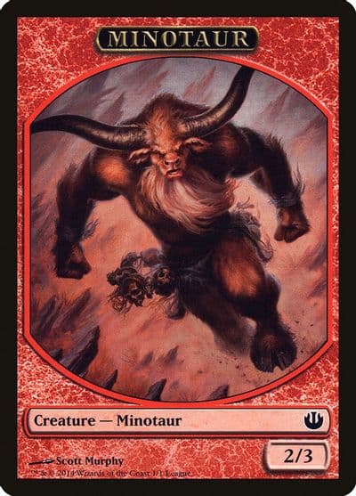 Minotaur Token League Promos Magic card