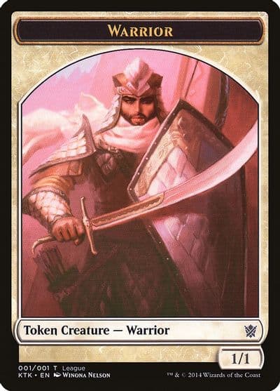 Warrior Token League Promos Magic card