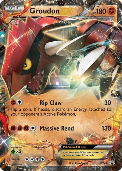 Groudon EX XY Promos Pokemon card