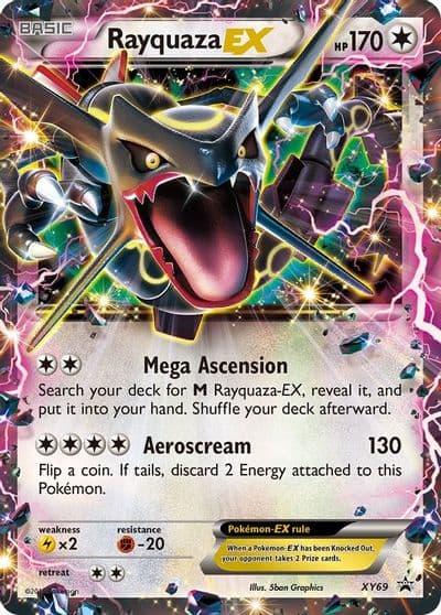 Rayquaza EX (Shiny) XY Promos Pokemon card
