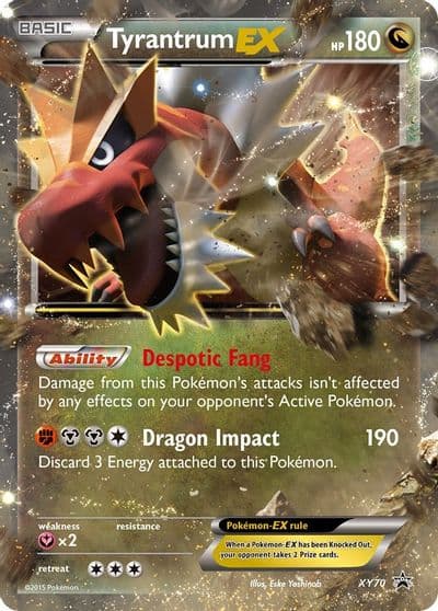 Tyrantrum EX XY Promos Pokemon card