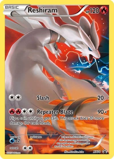 Reshiram (Full Art Promo) XY Promos Pokemon card