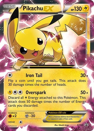 Pikachu EX - XY84 XY Promos Pokemon card