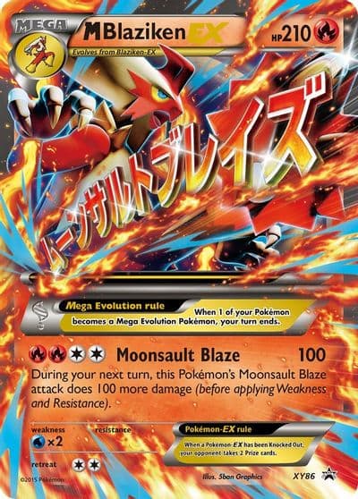 M Blaziken EX XY Promos Pokemon card