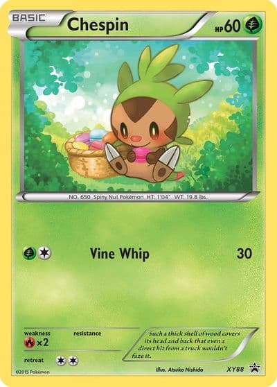 Chespin (Collector Chest) XY Promos Pokemon card