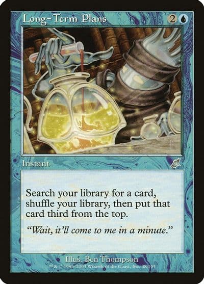 Long Term Plans Scourge Magic card
