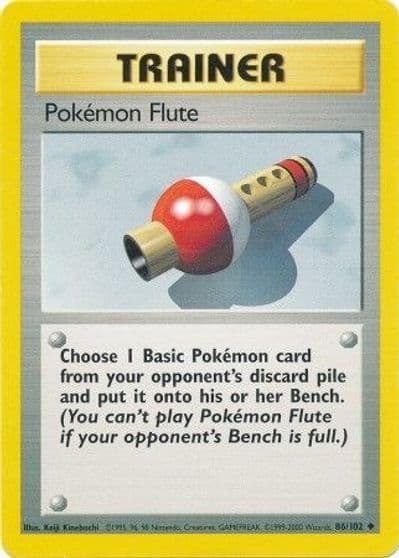 Pokemon Flute Base Set Pokemon card