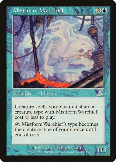 Mistform Warchief Scourge Magic card