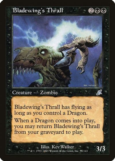 Bladewings Thrall Scourge Magic card