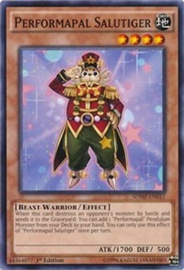 Performapal Salutiger Structure Deck: Master of Pendulum Yu-Gi-Oh! card