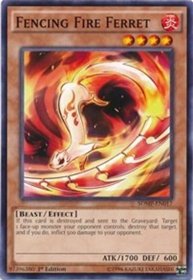 Fencing Fire Ferret Structure Deck: Master of Pendulum Yu-Gi-Oh! card