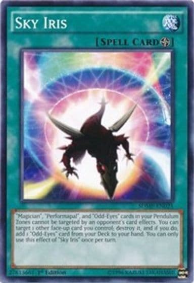 Sky Iris Structure Deck: Master of Pendulum Yu-Gi-Oh! card
