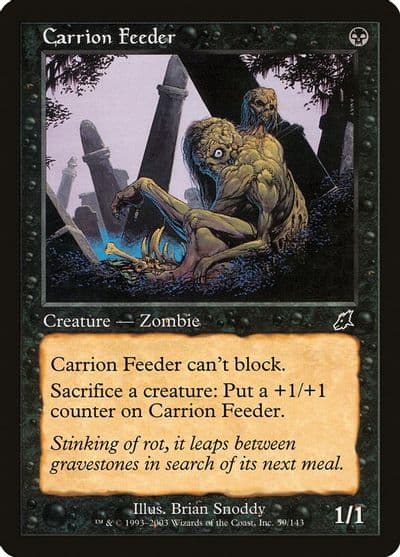 Carrion Feeder Scourge Magic card