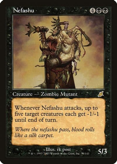 Nefashu Scourge Magic card